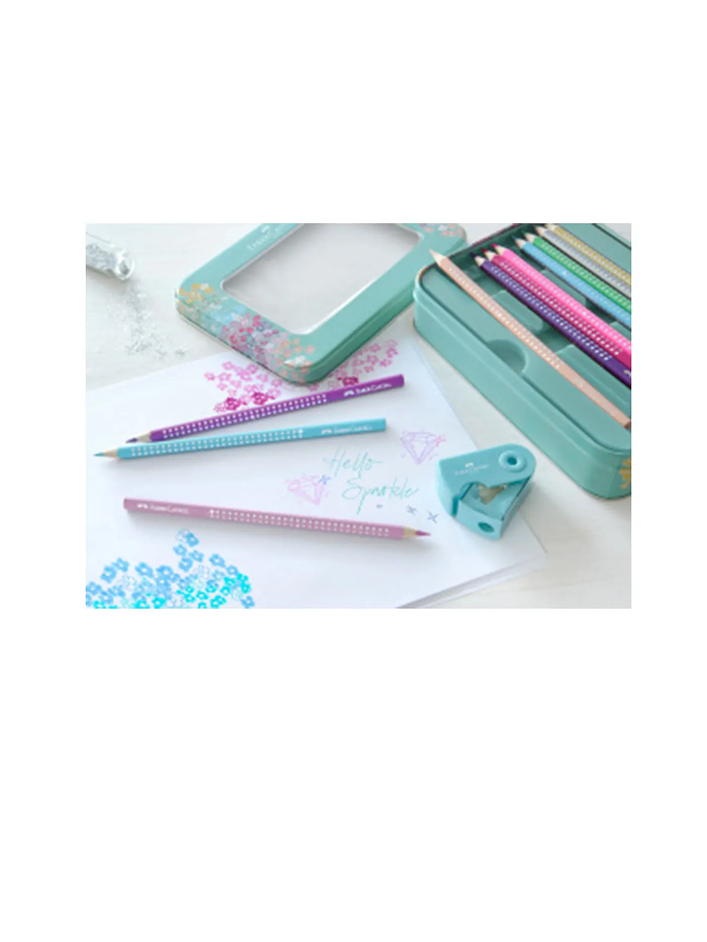 FABER-CASTELL | Geschenkset Sparkle Buntstifte | 